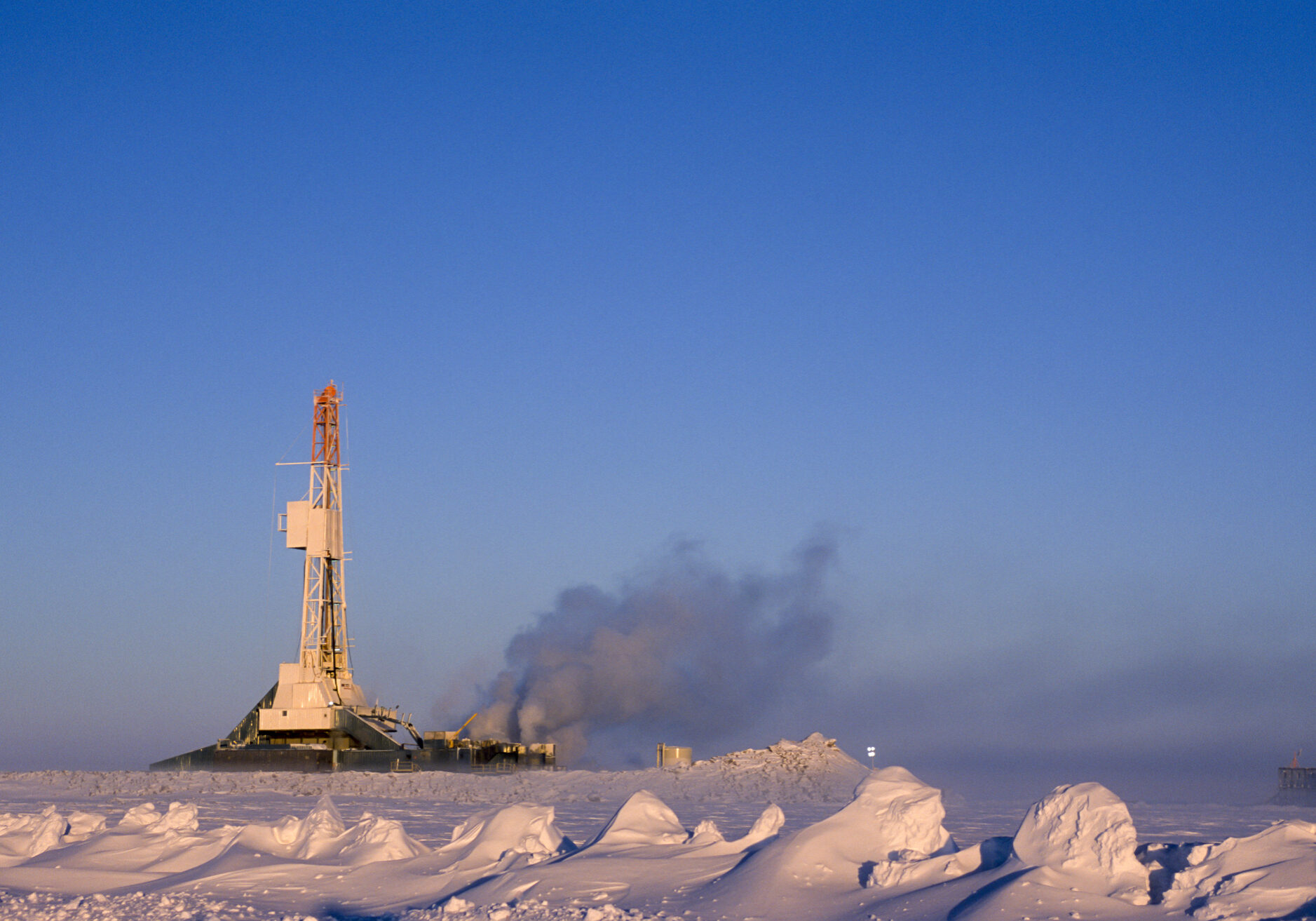 Oil drilling Rig, Tuktoyaktuk, Northwest Territories, Canada