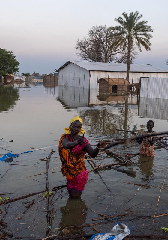 These photos illustrate the impact of the worst flooding in 60-years in Bentiu and the larger Unity State, that since February has washed away harvests, cattle and left villages under water.